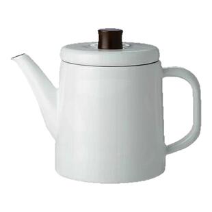 日本进口野田珐琅壶搪瓷珐琅烧水壶茶壶明火电磁炉咖啡手冲壶1.5L