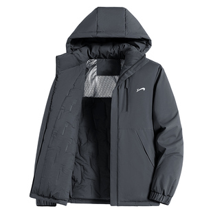 贵人鸟爸爸棉服男款2025年冬季加厚保暖棉衣中年爸爸装冬装外套男