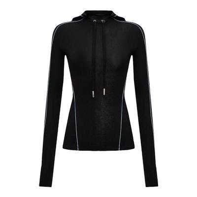 lostinecho连帽羊毛针织衫女