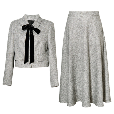 罗衣法式小香风肌理感套装