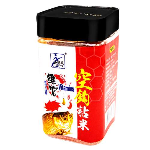摇三摇饵料西部风钓鱼粘粉一野钓专用鱼饵空钩粘米鲫鱼沾红虫套装