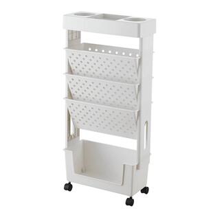 书桌收纳置物架书桌旁小书架可移动儿童学生教室课桌旁桌边放书挂书袋书籍书本收纳神器侧边书立架高中生专用