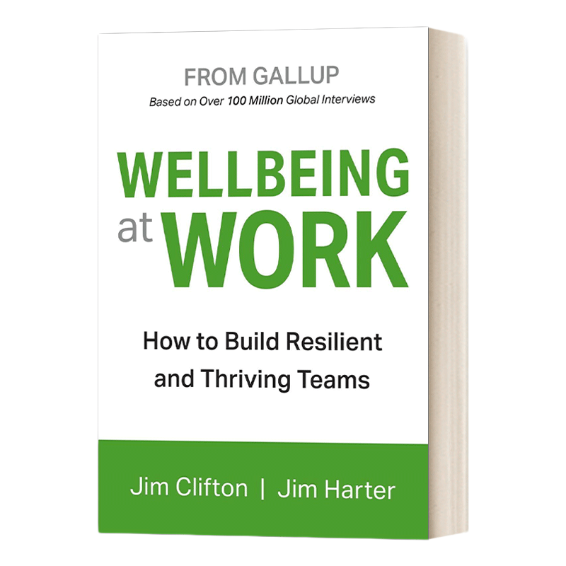 英文原版 Wellbeing at Work 职场幸福感 盖洛普市场调研 精装 英文版 进口英语原版书籍