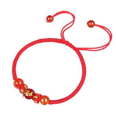 【99%满意】普陀山马年红绳手链