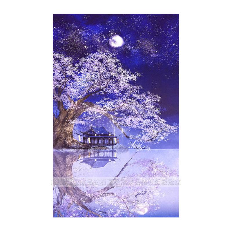 唯美风景钻石画满钻极冠家品
