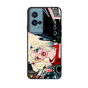 小丑女适用vivo IQOO11S/10pro手机壳创意卡通iqoo8/9/NEO6/6SE硅胶套男防摔全包保护套