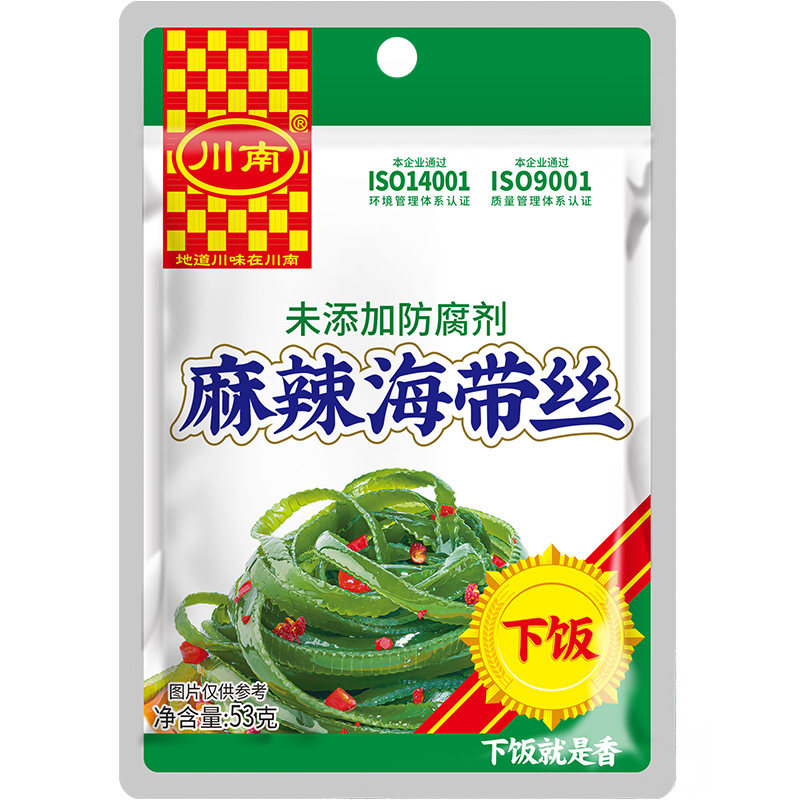 川南麻辣海带丝53g办公休闲零食