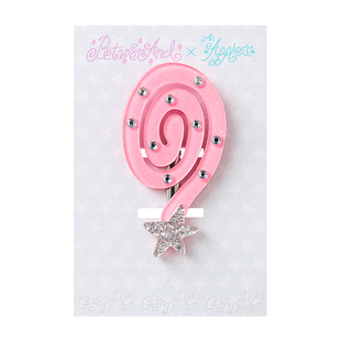 BETWEENAND 侧边发夹 问号卷卷星创意甜美可爱少女发饰边夹