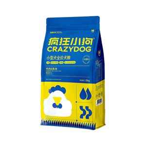 疯狂小狗狗粮小型犬通用成犬幼犬泰迪柯基博美比熊豆柴专用小蓝包