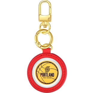 周大福NBA联名湖人勇士开拓者太阳尼克斯黄金金章手机挂件送男友