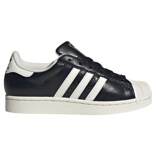 adidas阿迪达斯三叶草女鞋秋冬贝壳头裂纹低帮运动休闲板鞋JS4013