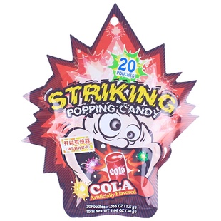 香港striking索劲跳跳糖爆炸糖30g 80后90后儿童年怀旧零食品