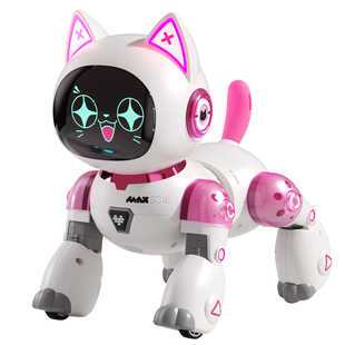 智能机器猫儿童遥控跳舞小猫AI表情互动机器人1玩具3女孩子6礼物5