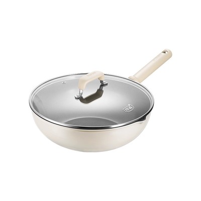 苏泊尔无氟涂层不粘锅家用炒菜锅