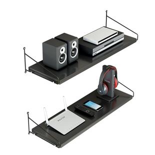 免打孔墙上置物架壁挂墙面的置物板隔板悬空书架子浴室厕所一字板