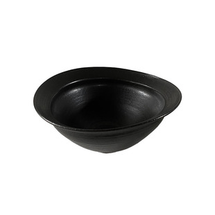 禾下 | 黑釉月亮大碗 面碗 手作陶器 食器