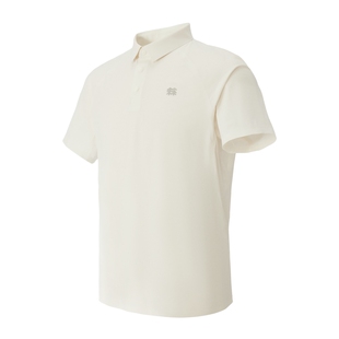 KOLON SPORT可隆户外休闲男士徒步防晒上衣全热压短袖POLO保罗衫