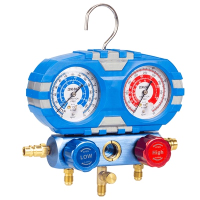 汽车空调加氟双表冷媒阀