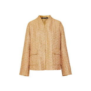 TRACYCHU金色轮廓型帅气雅痞大外套生日款休闲款千金清冷感秋冬款