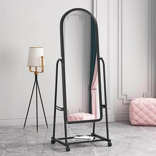 镜子穿衣镜全身镜简约宿舍立体镜服装店试衣镜女生卧室家用落地镜