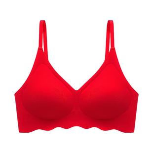 猫人秋冬新品无痕立体承托弹力柔韧日常百搭舒适零感收副乳内衣