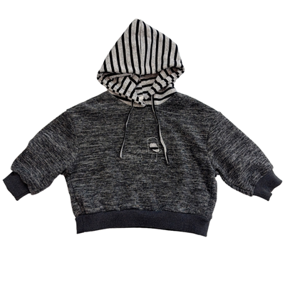 男童连帽加绒卫衣2025秋冬新款韩版童装中小童宝宝一体绒保暖上衣