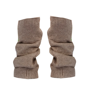 宽松薄款无指羊绒手套露指男女半截保暖手臂套假袖子护腕袖套秋冬