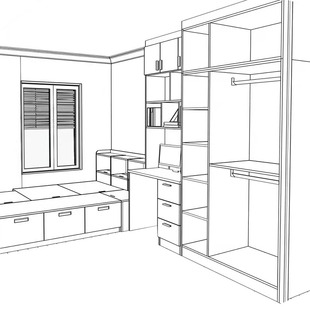 北京整体全屋定制衣柜源头工厂店榻榻米柜子订做环保定制衣帽间