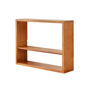 杯子置物架桌面收纳架北欧原木双层咖啡杯架实木桌上柜架壁挂杯架