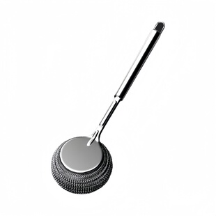 不锈钢刷子长柄洗锅刷清洁刷子家用大号钢丝球带手柄去污刷锅神器