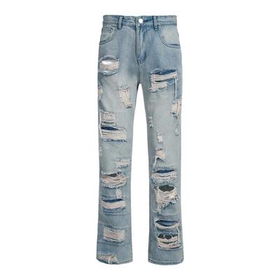 YORAINBOW国潮破洞牛仔裤