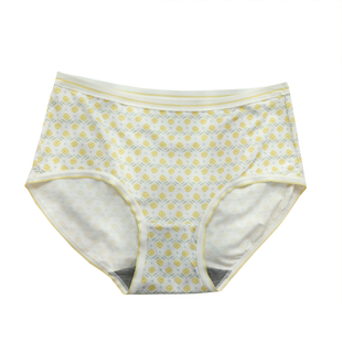 彩田内裤女印花中腰32651高腰32652莫代尔包臀抗菌底裆甜美学院风