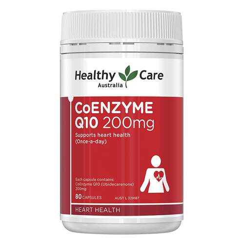 HealthyCare辅酶q10软胶囊澳洲保护心血管心脏健康加班熬夜男女性