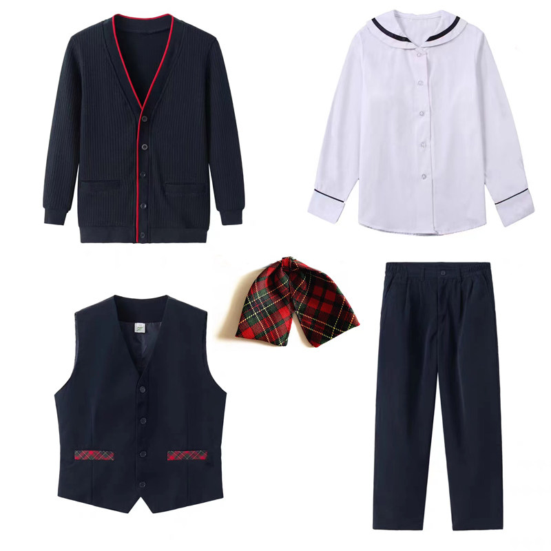 东怡深圳校服统一小学生校服礼服班服套装男女春夏季外套长袖长裤