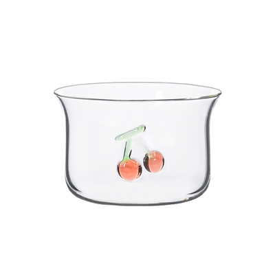 巢牧简约拉花杯加厚高硼硅玻璃