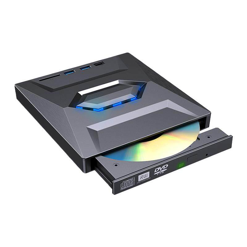 外置光驱多功能款蓝光bd\dvd\cd读写刻录机type-c双接口TF读卡器