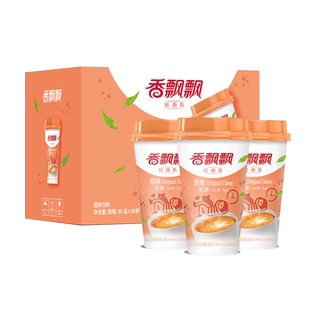 香飘飘奶茶30杯整箱批原味咖啡香芋茉莉草莓阿萨姆冲泡饮品下午茶