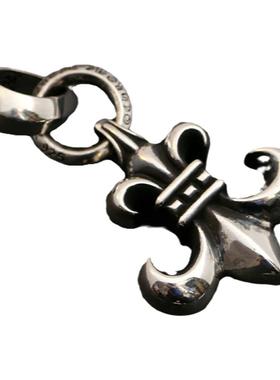 一休老银匠925纯银朋克情侣吊坠