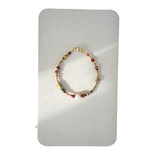 QIANTAO「露从今夜白」印象派油画手链 小众气质女生