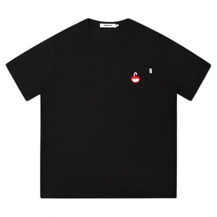 BOBO LOVE3.0治愈爱心短袖T恤女装夏季2025年新款 宽松打底情侣款