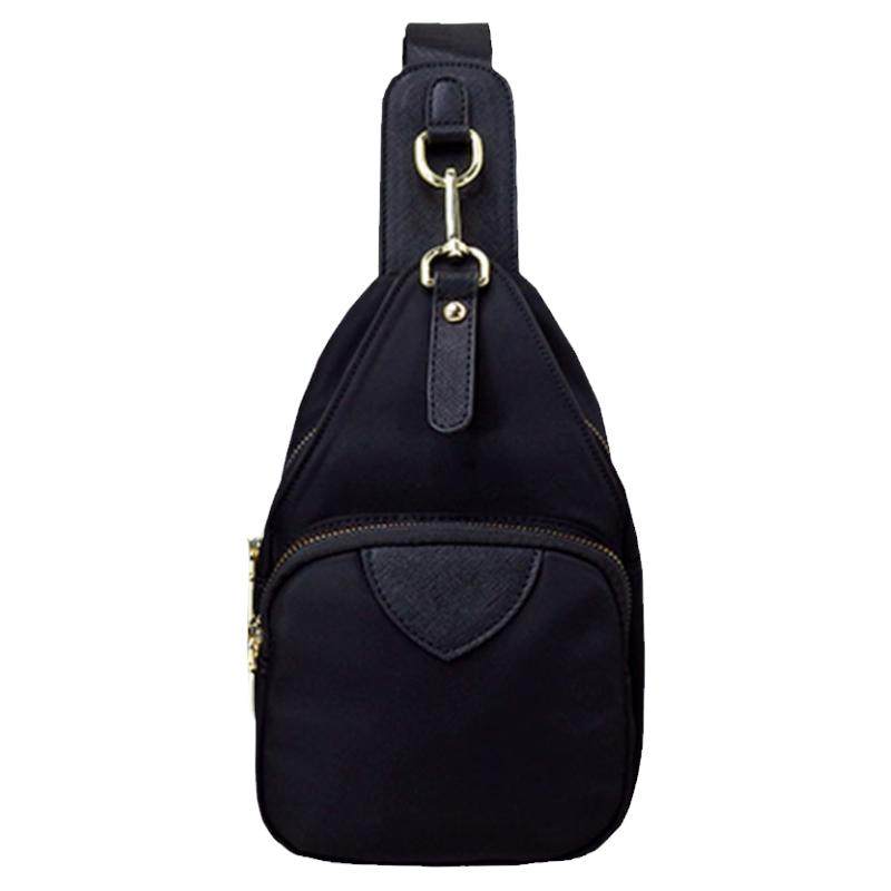 2025新款胸包女迷你小背包尼龙帆布包时尚胸前包休闲单肩斜挎女包