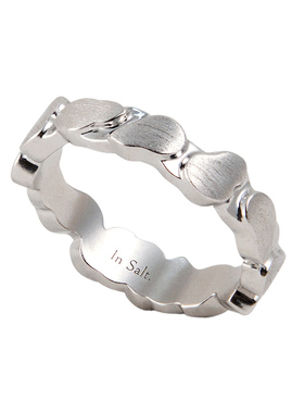 盐岛单层葫芦戒指中式高级感轻奢个性小众设计闭口素圈金银色尾戒