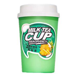 个性高档奶茶杯固体香膏车载香水