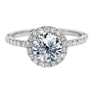 芮爱VRAI 【现货】维纳斯圆钻婚戒 线下同款钻石结婚求婚戒指