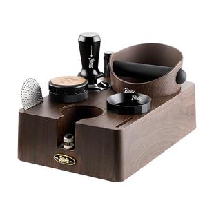 bincoo多功能压粉锤底座意式布粉器套装敲渣桶咖啡器具咖啡机收纳