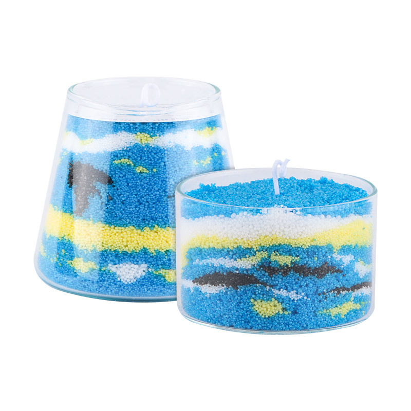 自制免调色沙画蜡烛DIY手工材料包创意香薰节日制作暖场团建活动