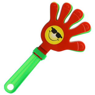 28cm大号拍手器小手拍玩具巴掌拍拍手塑料手掌发光拍手拍掌鼓掌拍