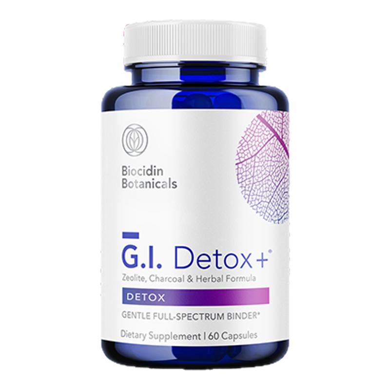 保税 Biocidin GI Detox肠道排dú粘合剂5R活性炭毒素吸附胶囊