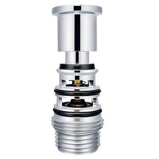 老式带弹簧淋浴花洒龙头提拉换向阀芯浴缸龙头花洒切换分水阀芯杆