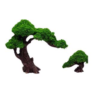 微景观创意仿真绿树 小树 松树 大树模型DIY沙盘盆栽装饰材料摆件